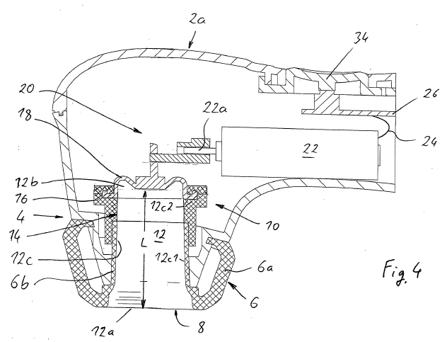 Detail of the mechanical invention