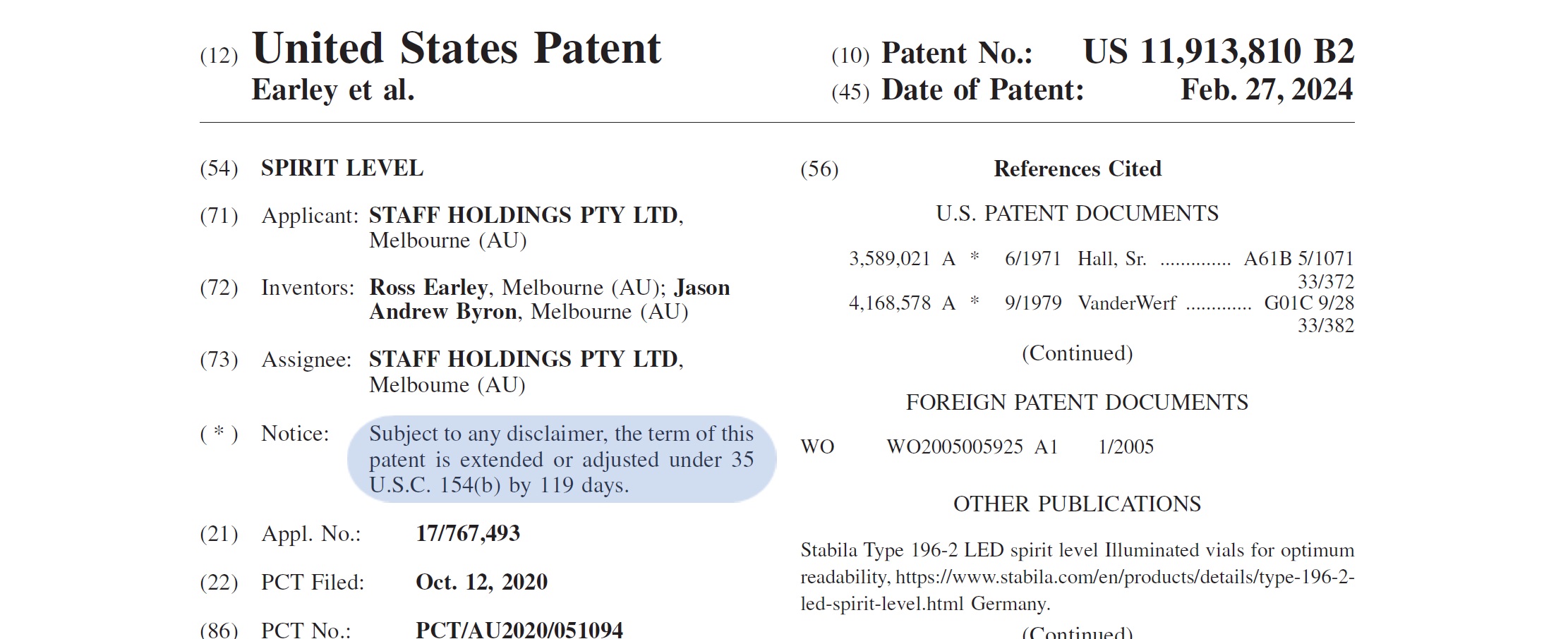 US design patent term