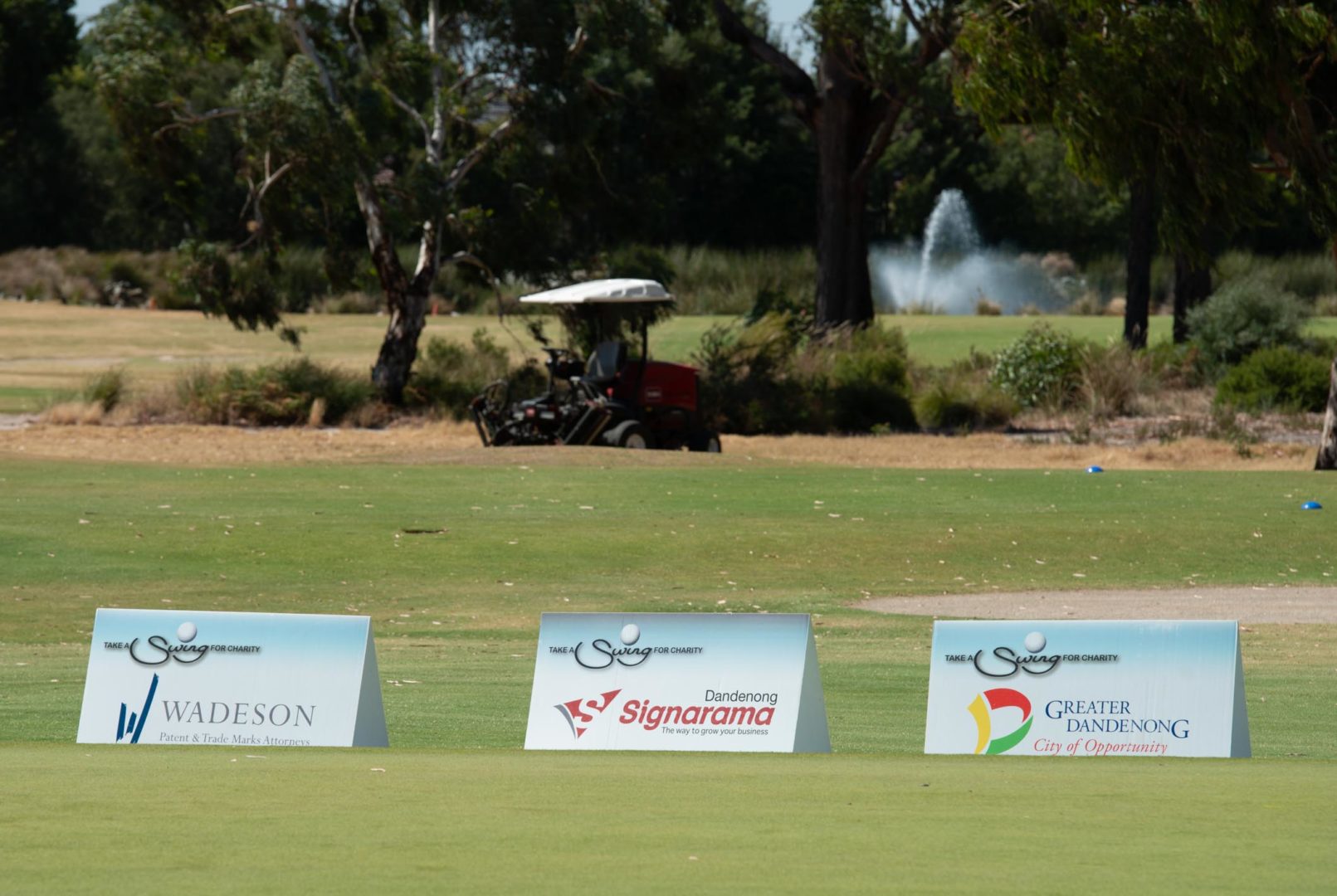 Wadeson Sponsor Charity Golf Banner