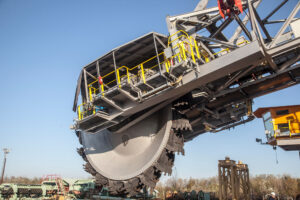 Photo - Bucket wheel machine- Mining, resources, method patent